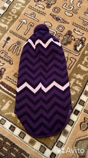 Шапка шлем для девочки 52 54