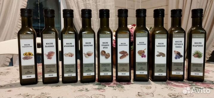 Масло сыродавленное холодного отжима