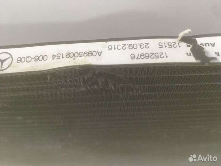 Радиатор кондиционера Mercedes A0995002154
