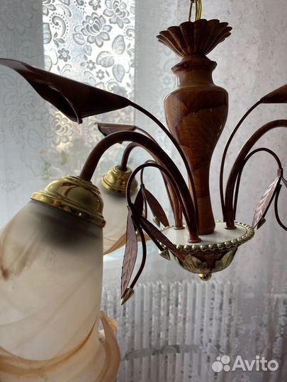 Люстра потолочная бу