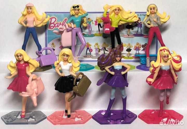 Серии киндер барби, барбоскины, бегемоты, бен 10