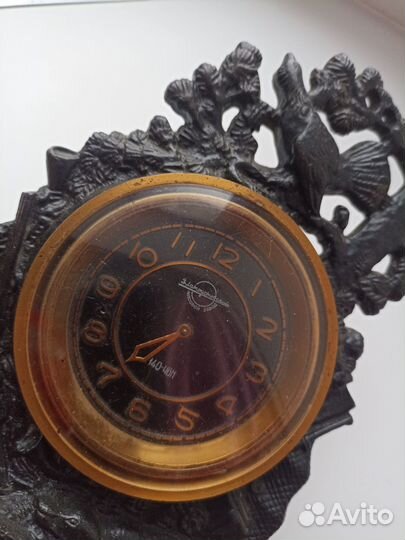 Плакетка. Панно. Олени. Чугун. Куса. 1970г. СССР