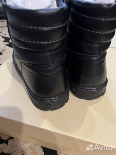 Ботинки детские 32 размер. Кожа, мех