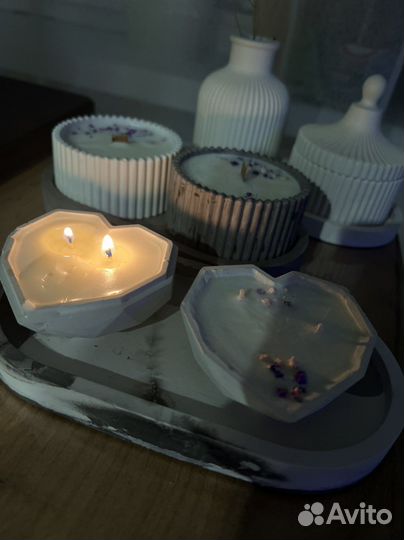 Статуэтки гипсовые, свечи,подарок,ручная работа