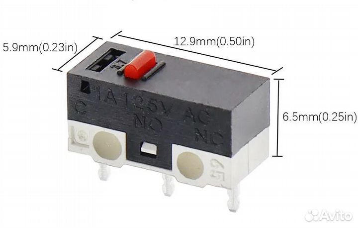 Микропереключатели для мыши. В наличии 20шт