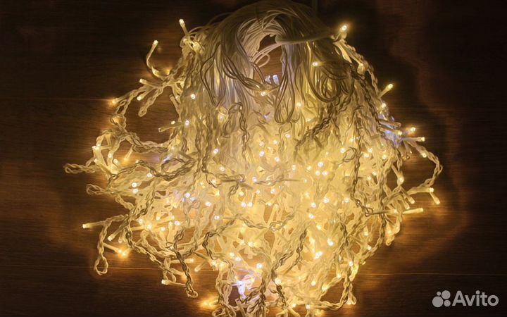 Гирлянда бахрома 25м