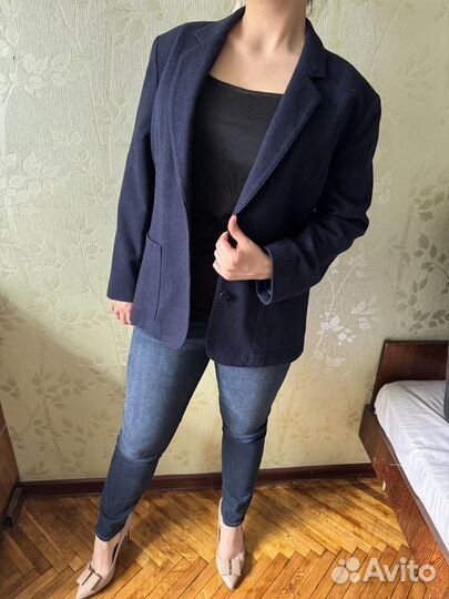 Винтажный пиджак Luhta из шерсти