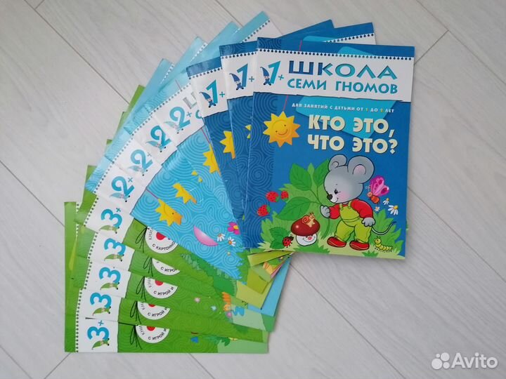 Развивающие книжки для малышей от 1 года до 3лет