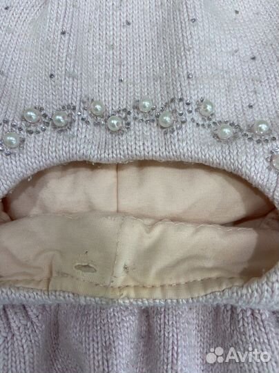 Шапка шлем для девочек 48-54см. Fun Time