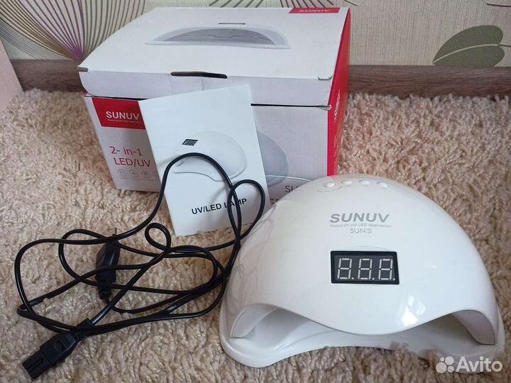 Лампа для ногтей sunuv