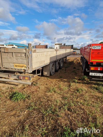 Полуприцеп бортовой Krone SDP27, 2002