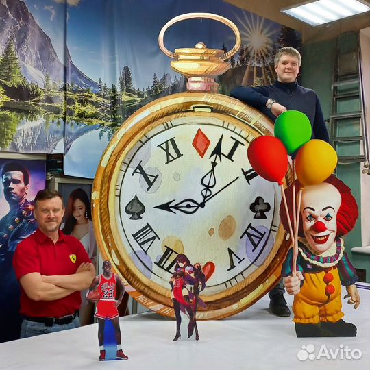 Ростовые фигуры из картона и пвх