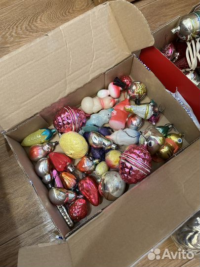 Елочные игрушки СССР, цена за все