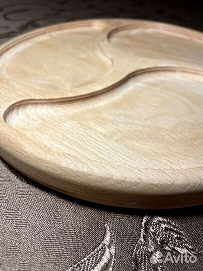 Менажница деревянная,блюдо,тарелка,поднос,8 марта