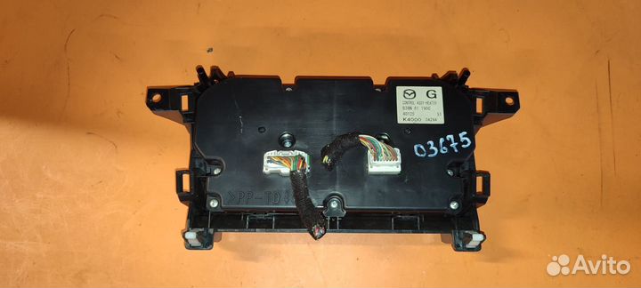 Блок управления климат контроля mazda 3 BL