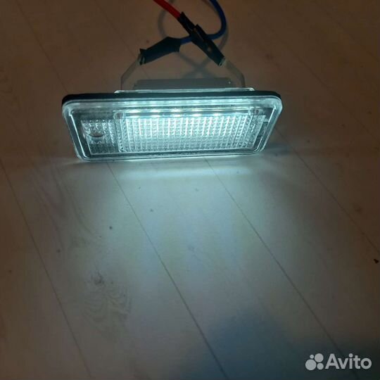 LED подсветка для гос номера Ауди