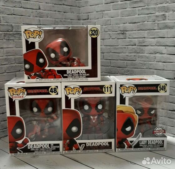 Funko POP sheriff deadpool riding horse #99