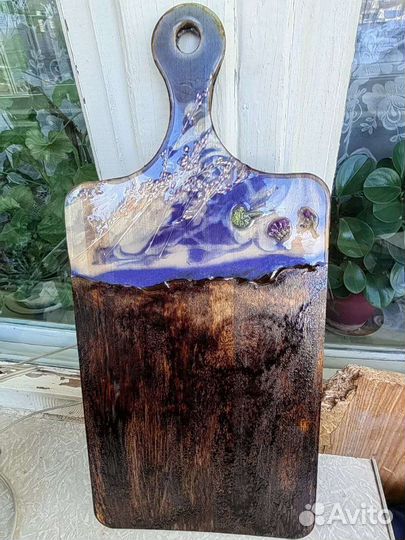 Доски с эпоксидной смолой