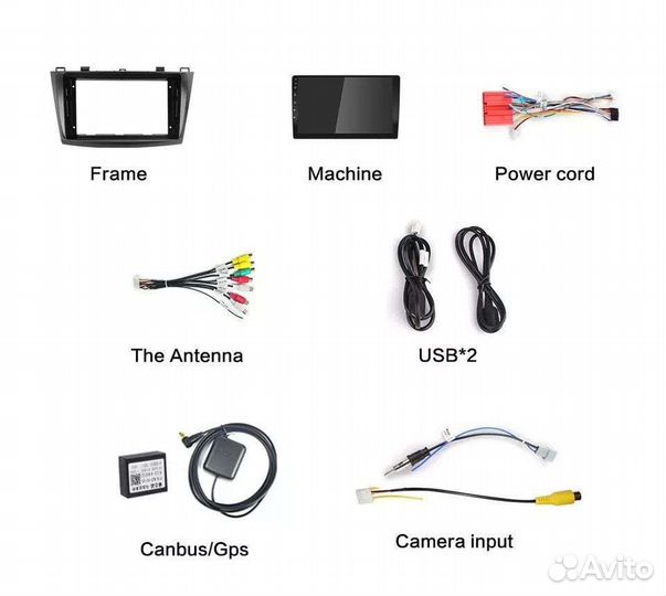 Магнитола mazda 3 bl Android