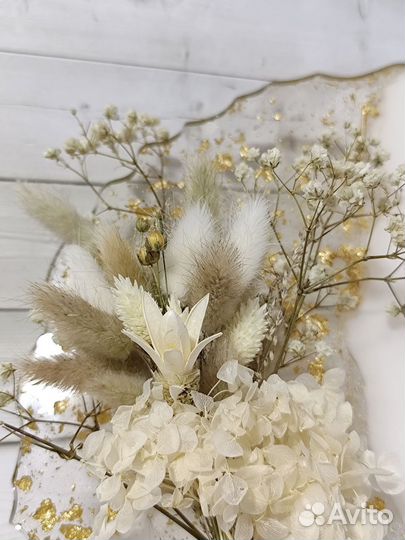 Памятная тарелочка из эпоксидной смолы