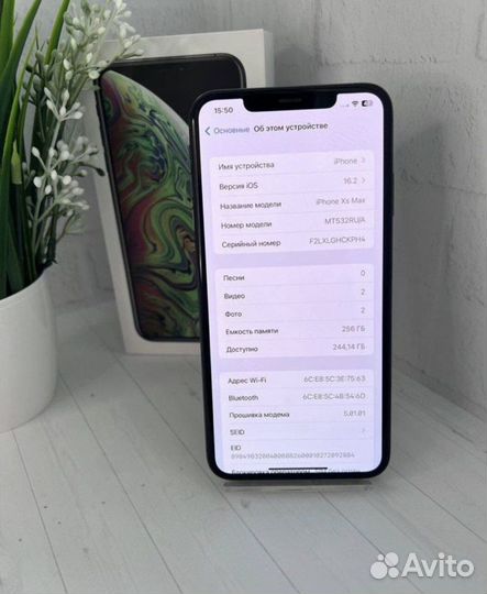 iPhone Xs Max, 256 ГБ