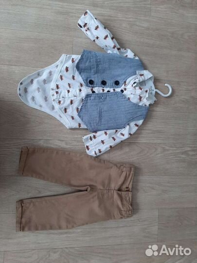 Костюм на мальчика тройка, 68-74см