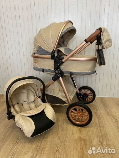 Коляска 3 в 1 лёгкая v9