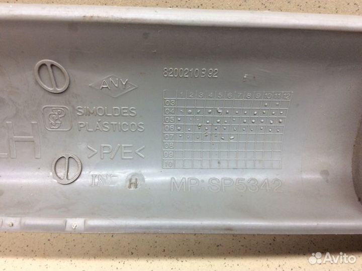 Обшивка стойки лобового стекла левая Renault Logan