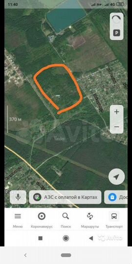 Участок 18 га (СНТ, ДНП)