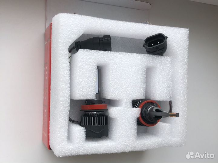 Led лампы H9 6000K холодный белый свет