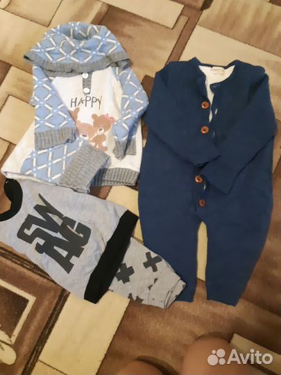 Продам пакет вещей на мальчика. 6-12 месяцев