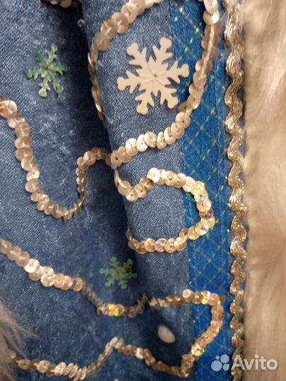 Костюм Снегурочки и кокошник