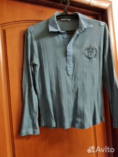 Поло с длинным рукавом