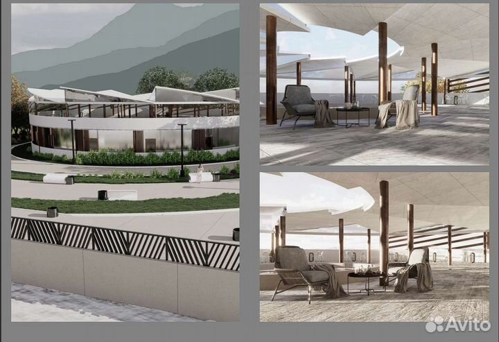 3d визуализация экстерьера/интерьера