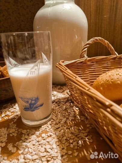 Молоко коровье домашнее