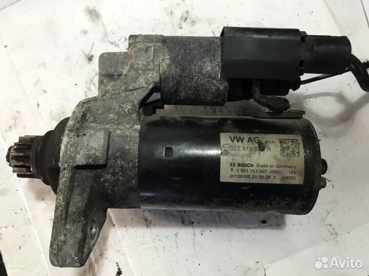 Стартер 1.6 TDI VW Passat B7 2012г. 02Z911024H