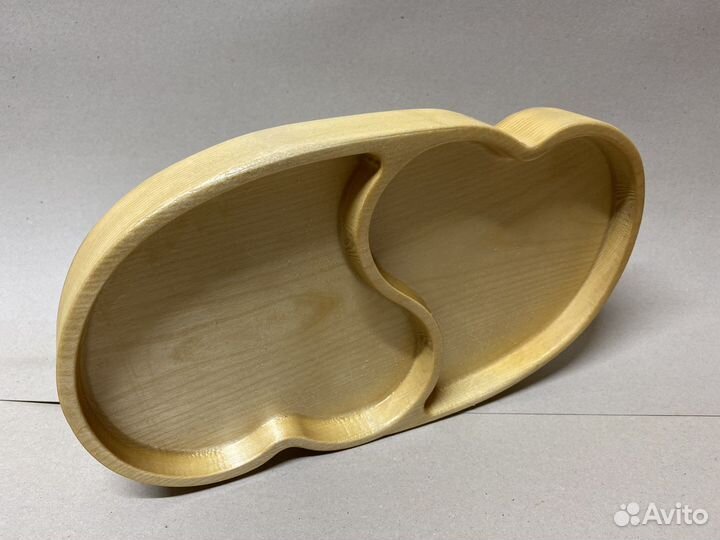 Менажница «Сердца» / цельное дерево