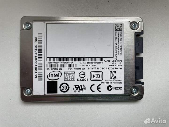 SSD 200gb IBM 1.8 6G