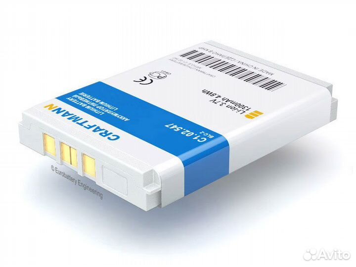 Аккумулятор BLC-2 (BMC-3) Nokia 3310 1300 mAh