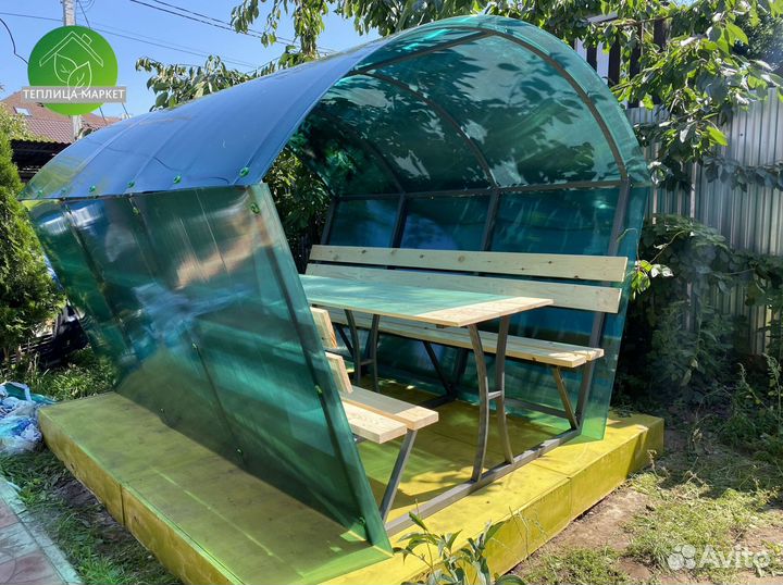 Беседка Premium. Доставка и грунтозацепы в подарок