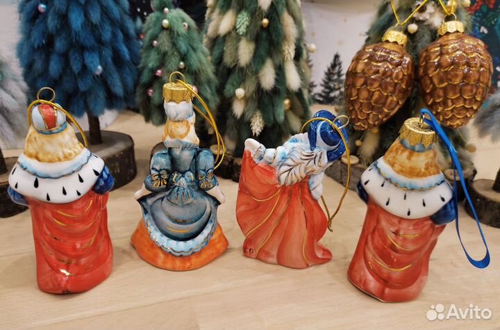 Лефортовский фарфор ёлочные игрушки
