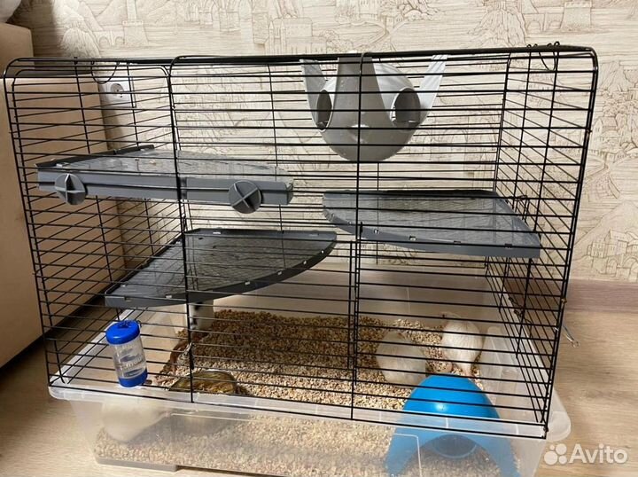 Клетка Маргаритка для грызунов с полеами ferplast