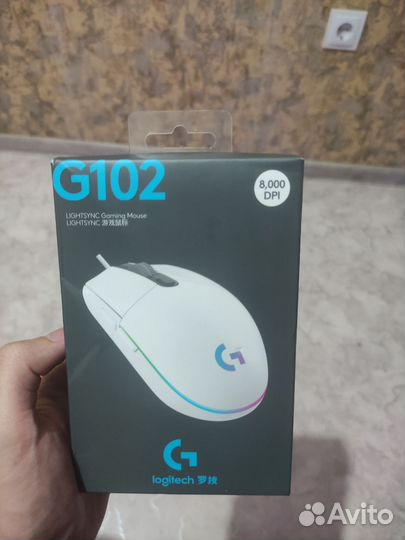 Игровая мышь logitech g102 LightSync white