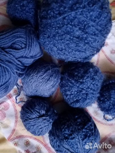 Пряжа для вязания б/у