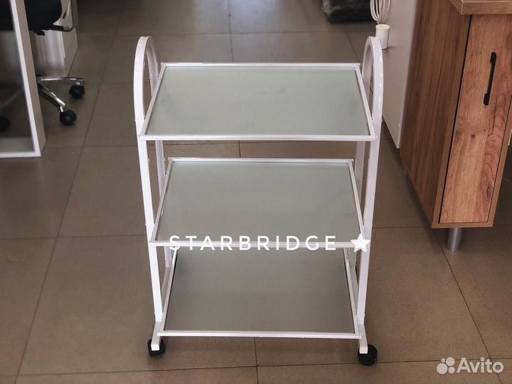 Столик косметолога стекло