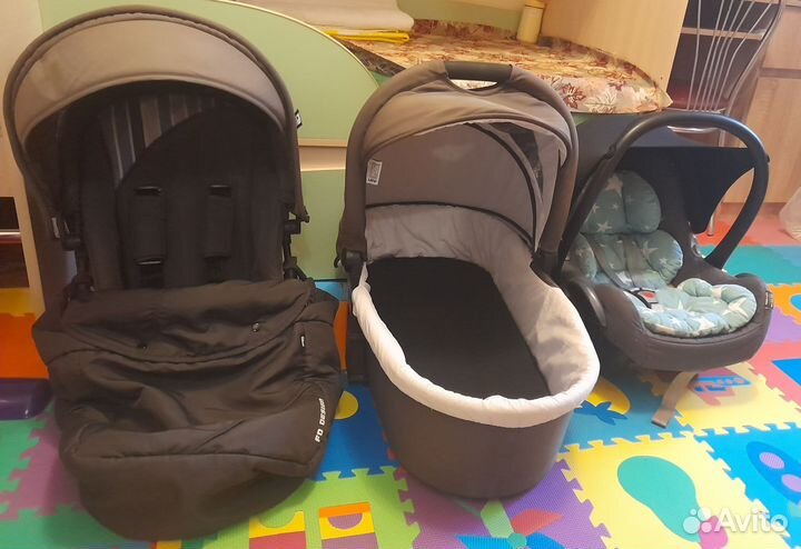 Коляска 2 в 1 fd design cobra + автолюлька mc