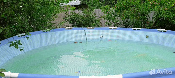 Каркасный бассейн intex бу