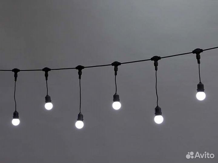 Гирлянда бэлт лайт, ретро гирлянда уличная, belt l