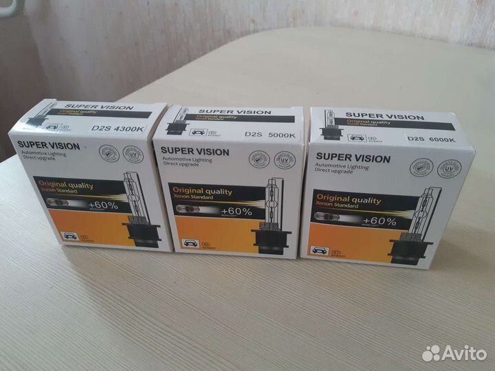 Ксенон Xenon D2S SuperVision +60 4300, 5000, 6000к