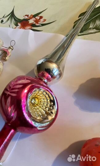 Елочные игрушки СССР одним лотом